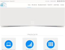 Tablet Screenshot of icenetwireless.com